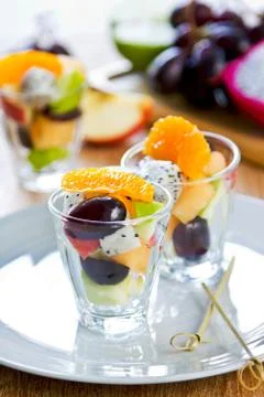 Fruits salad Stock Photos