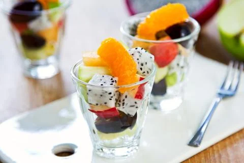 Fruits salad Stock Photos