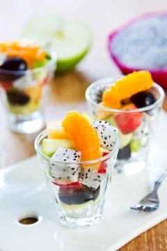 Fruits salad Stock Photos