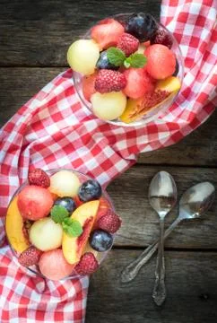 Fruits salad Stock Photos