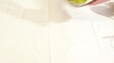 Fruits Salat on White Background Stock Footage 67825150