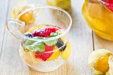 Fruits sangria Stock Photos