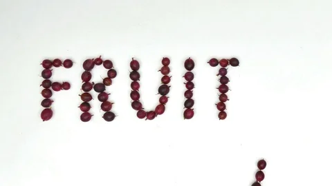 Fruits - stop motion animation Stock-Footage 77380473