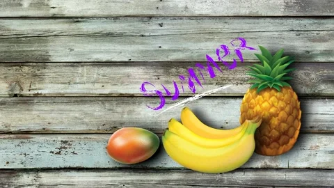 Fruits on the table Stock Footage 135223630