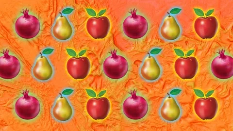 Fruits on the table Stock Footage 135236770