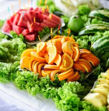 Fruits on the table Foto stock