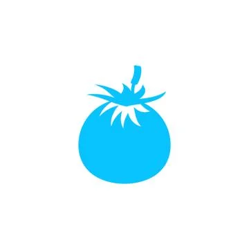 Fruits tomato icon flat. Stock Illustration