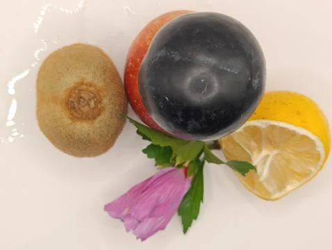 Fruits top view Foto stock