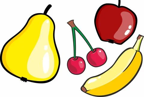 Fruits vector illustration Stock Illustration