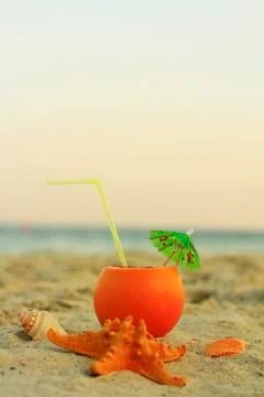 Fruity cocktail Stock Photos