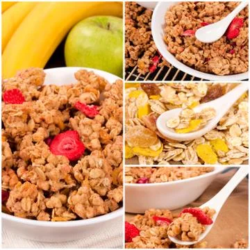 Fruity musles Stock Photos