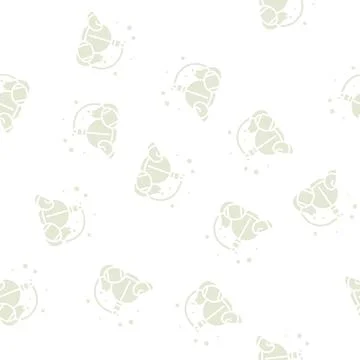 Fruity notes perfume glyph seamless pattern 스톡 일러스트