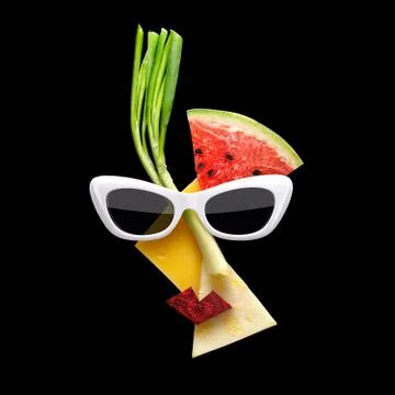 Fruity Picasso. Stock Photos