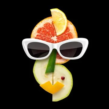 Fruity Picasso. Stock Photos