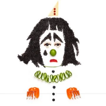 Fruity Pierrot. Stock Photos