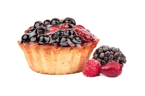 Fruity tart Stock Photos