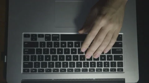 Frustrated at computer Stock Footage 44350696