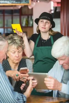 Frustrated Server Stock Photos