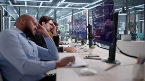 Frustrated Software Developers In Office Stock Footage 329677260