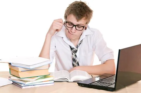 Frustrated student Stock Photos