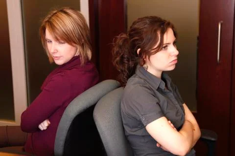 Frustrated at work Stock Photos