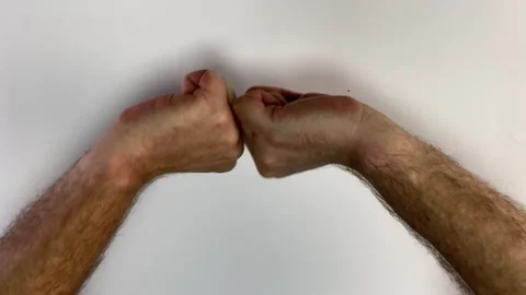 Frustration Anger Concept, Hands Punching And Hitting Surface With Aggression. Stock Footage 333470692