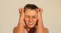 Frustration drives a young businesswoman to despair HD Footage