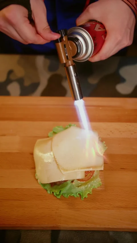 Fry Cheese on a Fire 스톡 동영상 283471214