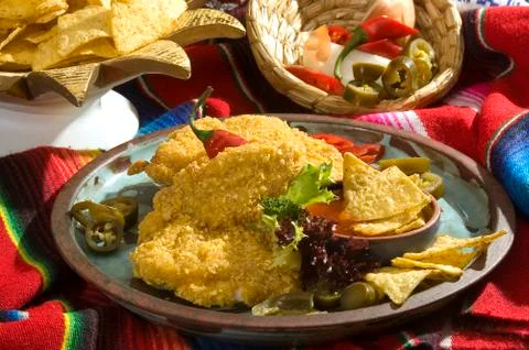 Fry chicken breasts Stock Photos