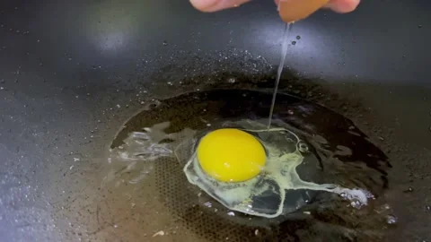 Fry egg Stock Footage 173098578