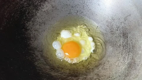 Fry egg Video stock 337101880