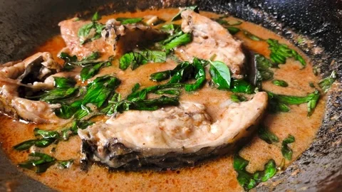 Fry fish4 Vídeo Stock 339537138