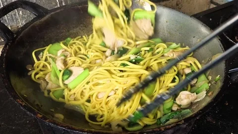 Fry noodles2 動画素材 344119249