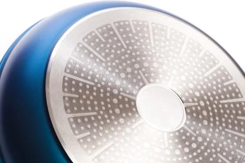 Fry Pan Ceramic Coating in White background - Image Stock Photos