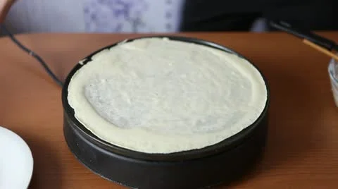 Fry pancakes. Video stock 20608826