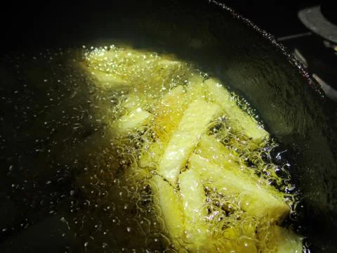 Fry Potato Foto stock