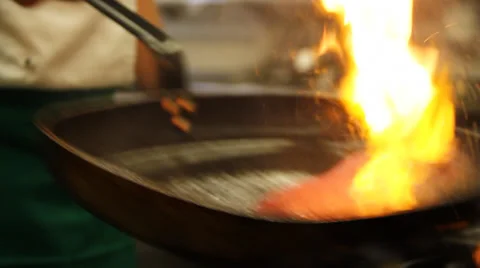 Fry Steak Fire Видео 37732486
