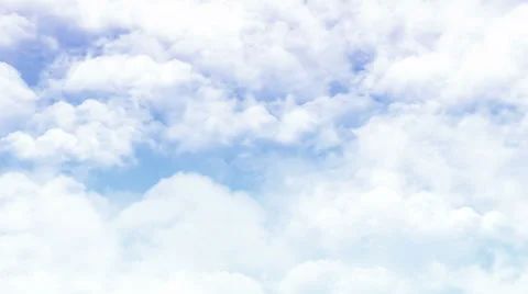 Fry through clouds, seamless looping Stock Footage 33229501