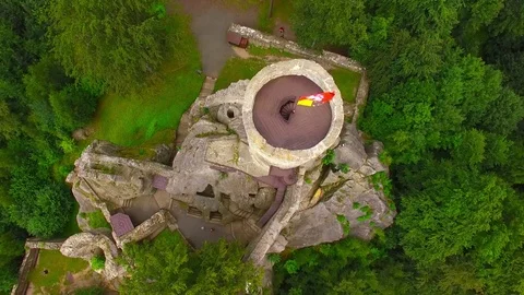 The Frydstejn castle. Stock Footage 72011889