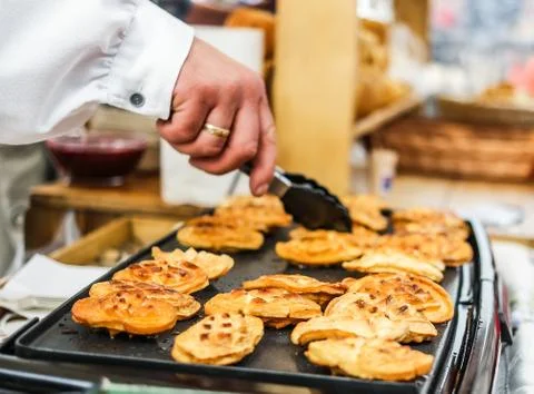 Frying bakery at rair Stock Photos