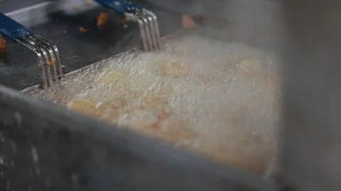 Frying Baskets Stock Footage 254366231