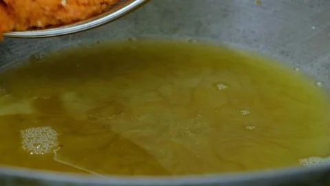 Frying Blended Chili Video stock 127734089