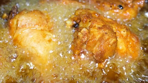 Frying Chicken Video stock 90497586