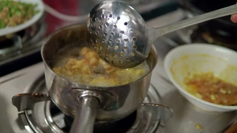 Frying chicken Video stock 146777543