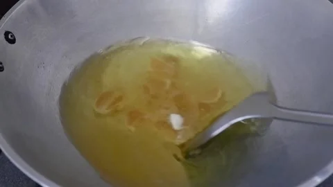 Frying crackers Stock Footage 218062067