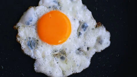 Frying egg Stock Footage 144040332