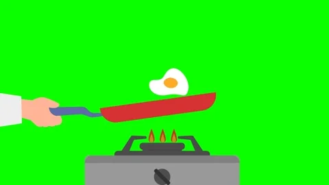 Frying Egg Stock-Footage 201724844