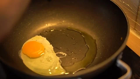 Frying eggs Stock Footage 278816599
