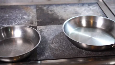 Frying fresh cut vegetables red hot chili pepper and onions on steel oiled up Stock Footage 105457344