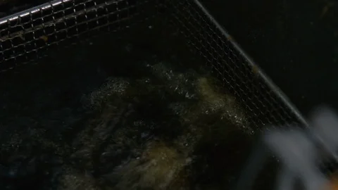 Frying fresh fish Stock Footage 87746824